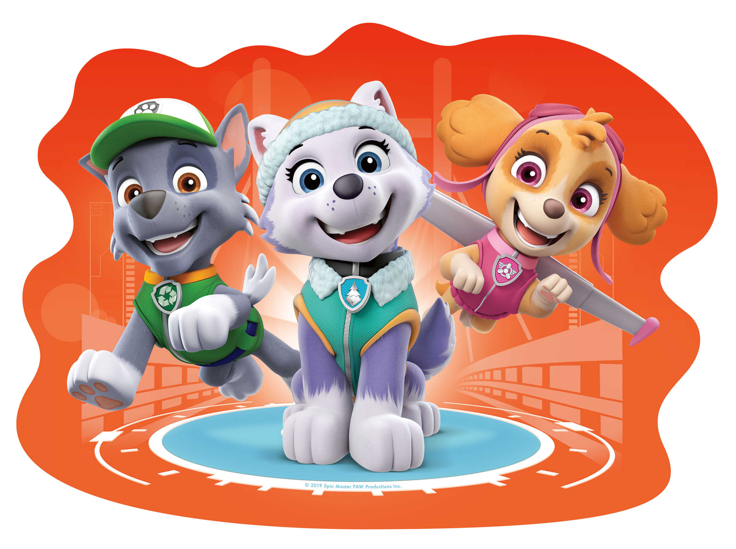 Ravensburger - Paw Patrol Pups Away Shaped Puzzle 24 Pieces