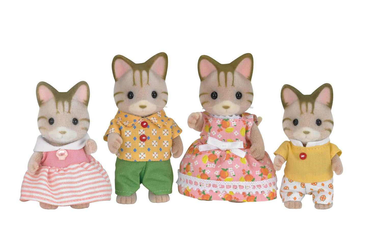 Sylvanian Families - Striped Cat Family