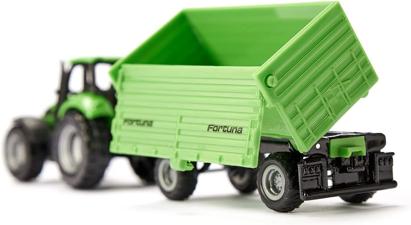 Siku - DEUTZ-FAHR with Fortuna 4-Wheel Trailer - SI1606