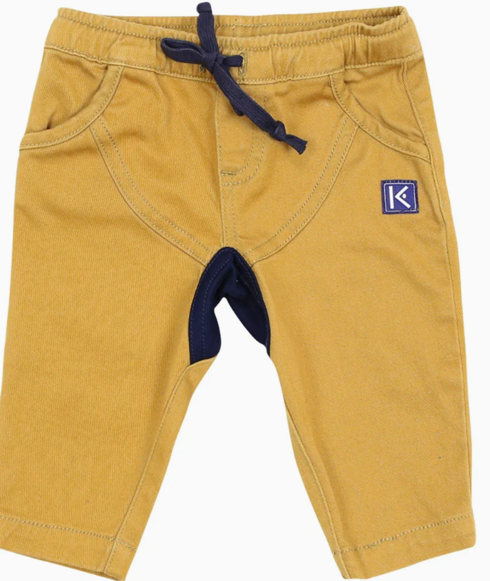 Korango - Drop Crotch Chinos - Mustard