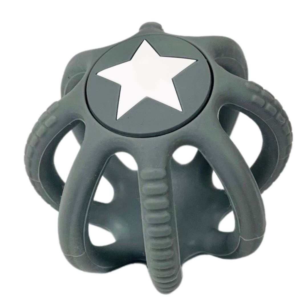 ES Kids - Teether Silicone Ball - Grey