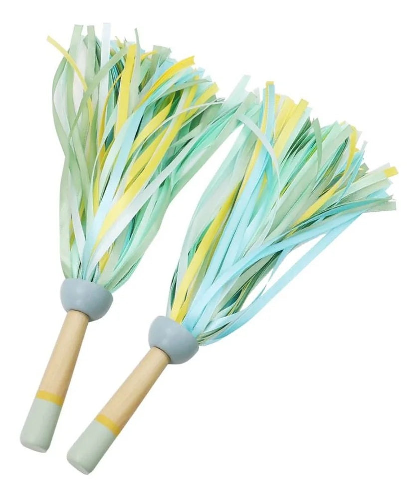 Toyslink - Wooden Cheer Pom Poms