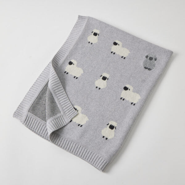 Jiggle & Giggle - Little Meadows Knitted Baby Blanket