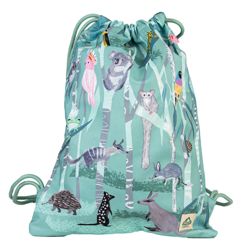 Spencil - Threatened Aussies Habitat Big Drawstring Bag