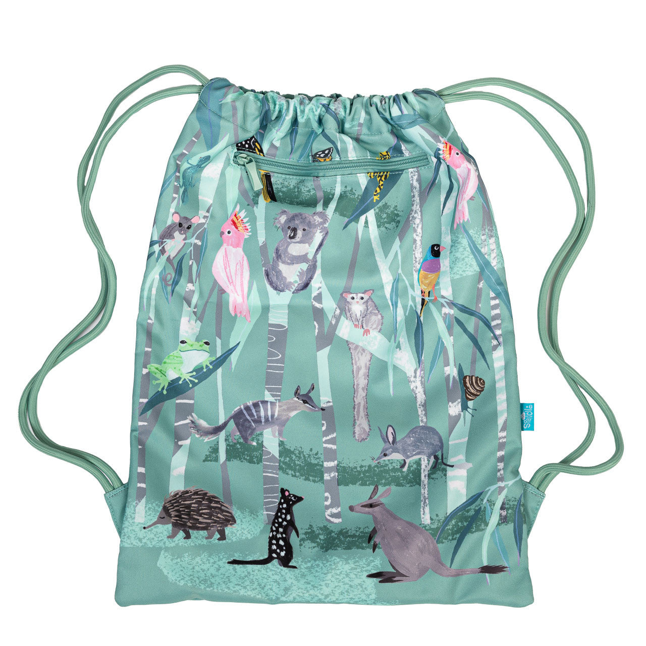Spencil - Threatened Aussies Habitat Big Drawstring Bag