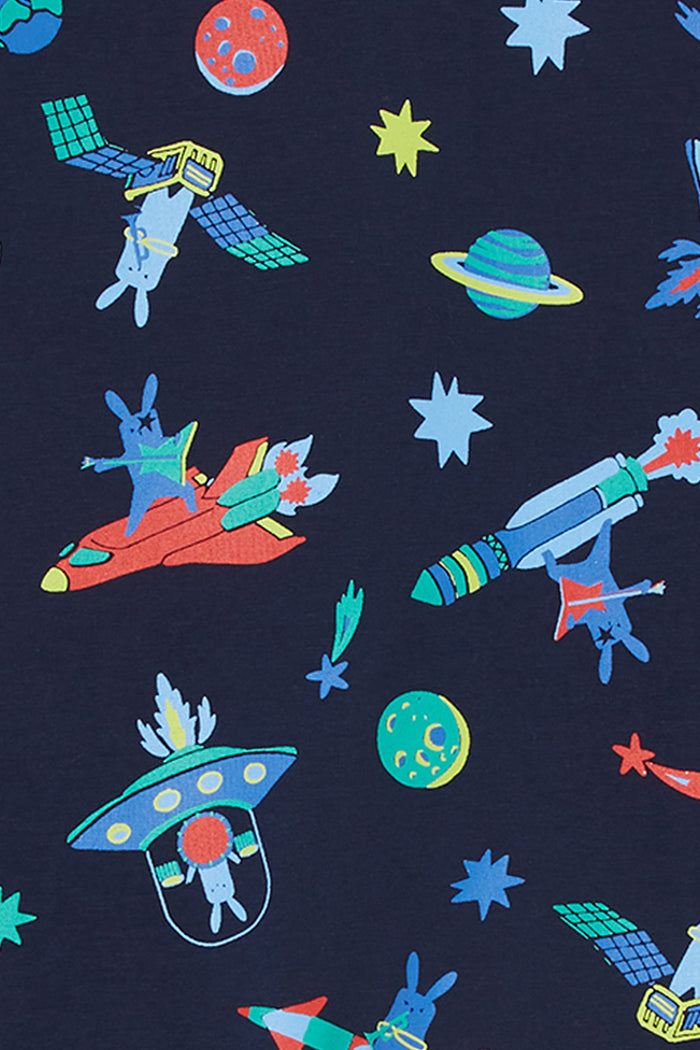 Milky - Space Bunny Zip Romper