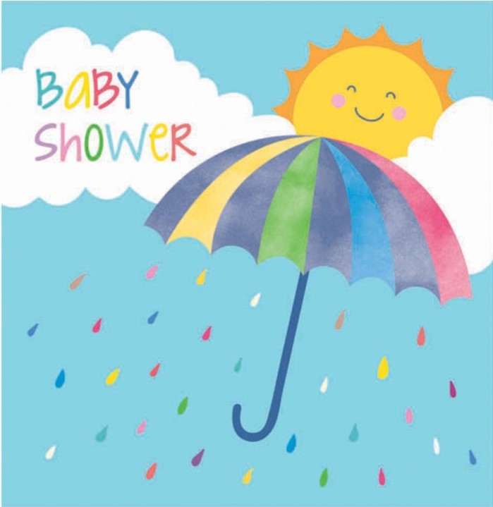 Baby Shower Card Blue