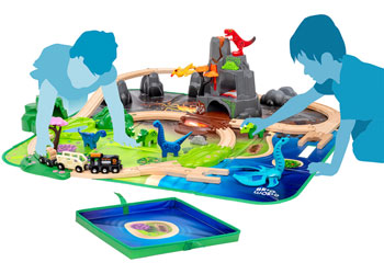 Brio - Dinosaur Deluxe Set 45 pieces