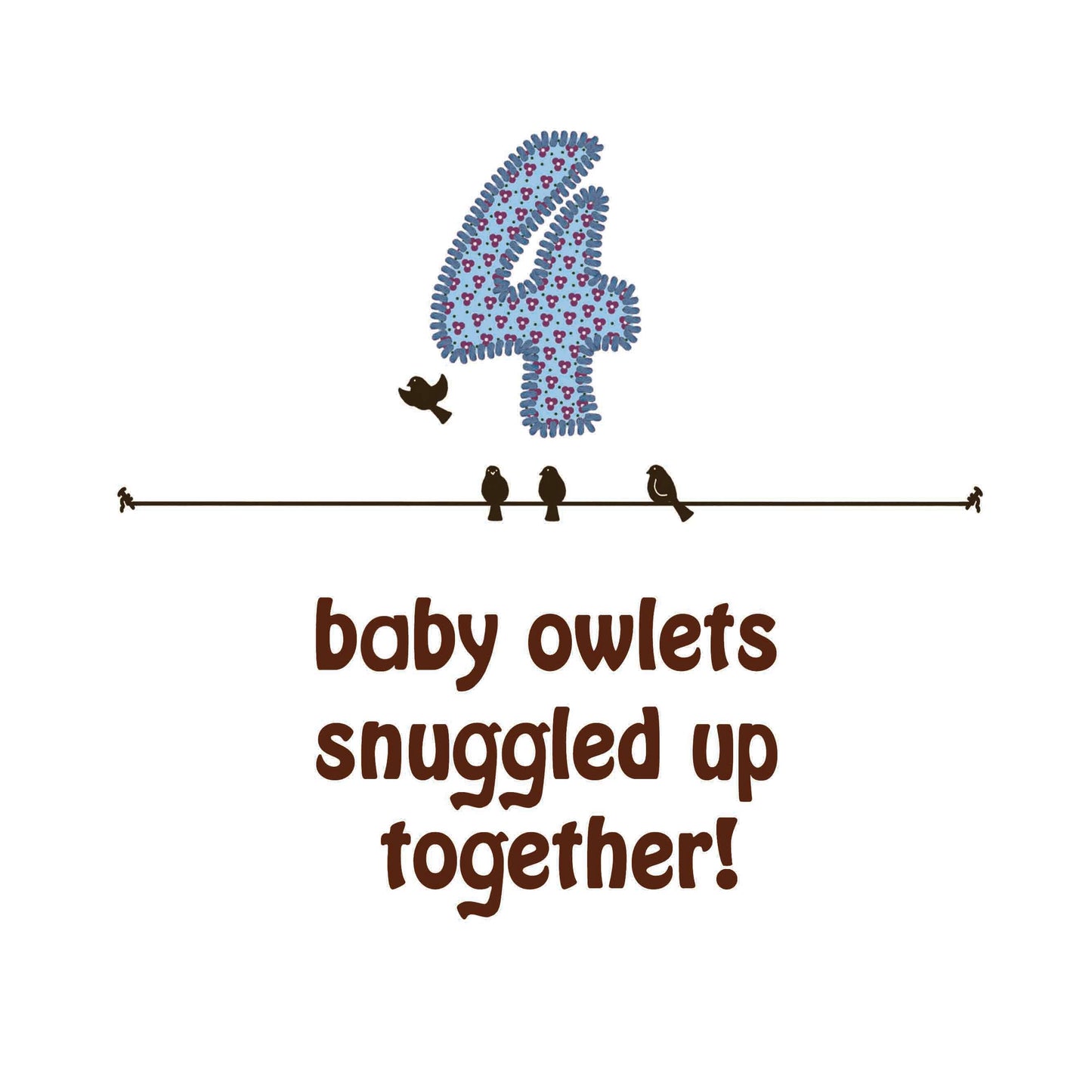 A 123 of Baby Birds