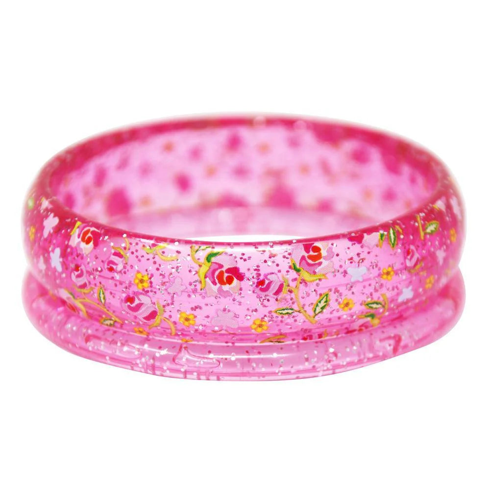 Pink Poppy -Garden Rose Bangle