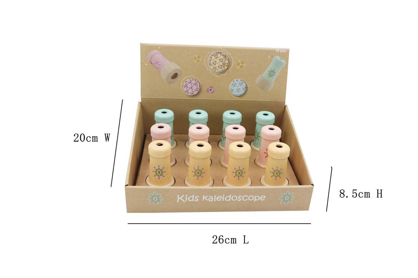 Toyslink - Wooden Mini Kaleidoscope