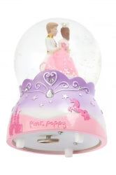 Pink Poppy - Musical Snow Globe - Forever a Princess