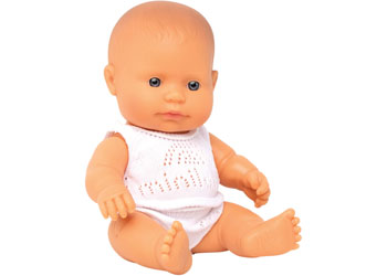 Miniland - baby Doll - African Girl 21cm