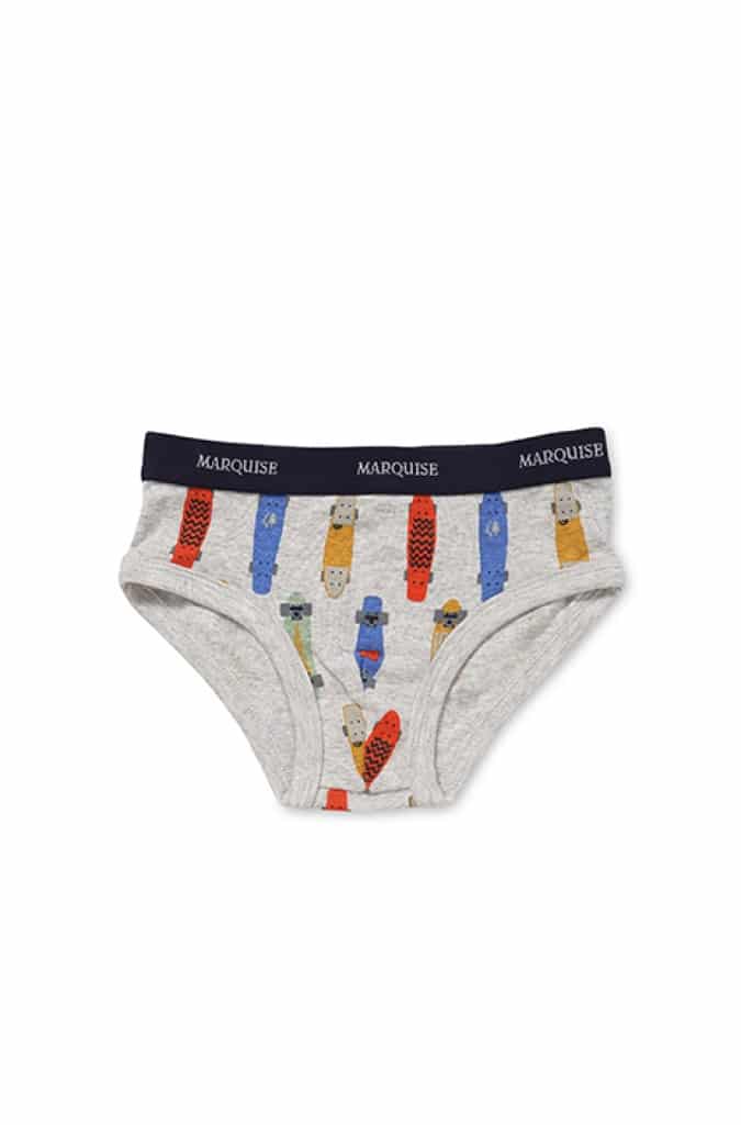 Marquise - Boys 2pk Underwear Blue/Print Skateboards