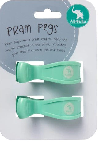 All4Ella - Pram Pegs - 2pk Assorted