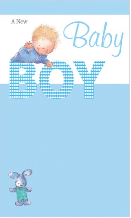 A New Baby Boy Card
