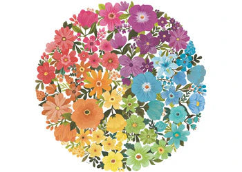 Ravensburger - Flowers Circle of Colour RB17167-5
