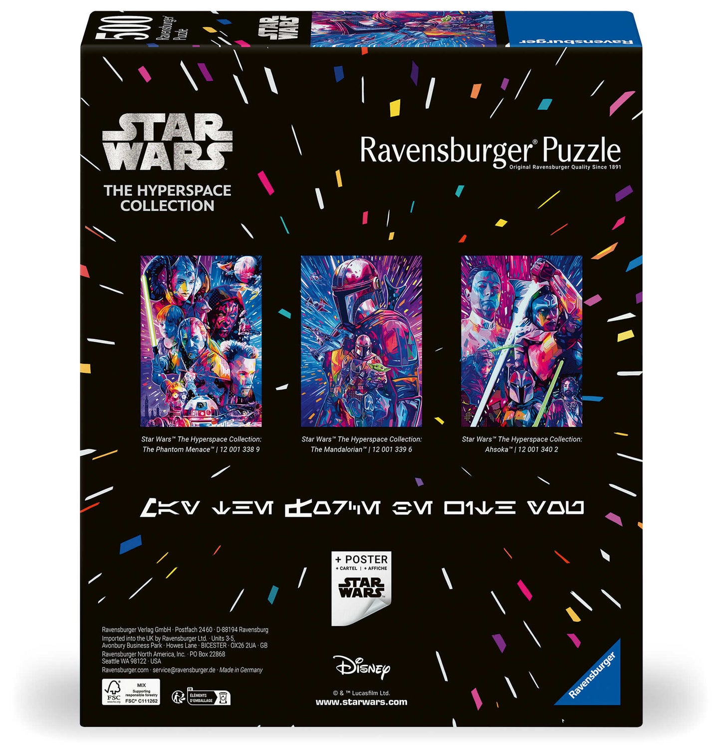 Ravensburger - Star Wars The Mandalorian Puzzle 500 Pieces