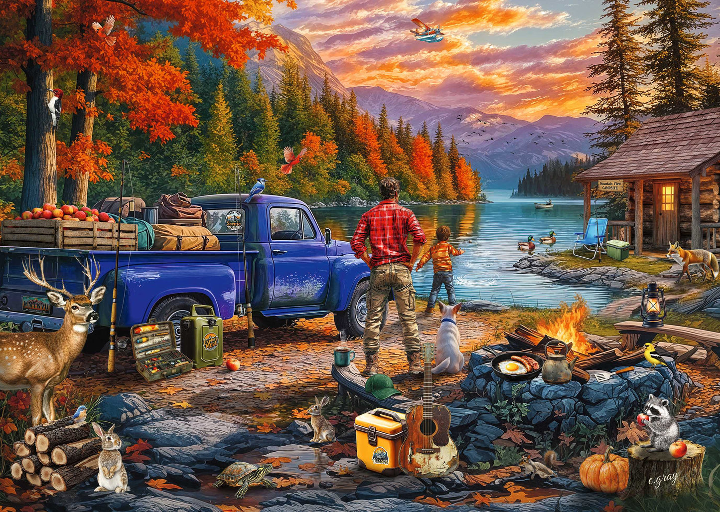Ravensburger - Sunset Lake 300pcs