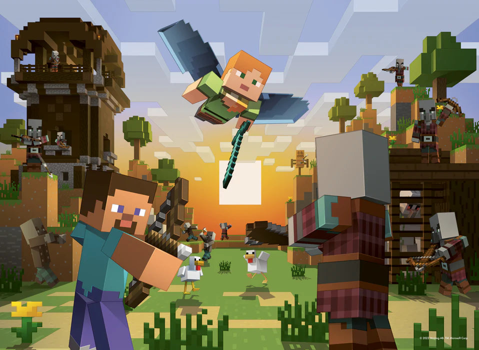 Ravensburger - Minecraft Bumper Pack 4x100pc