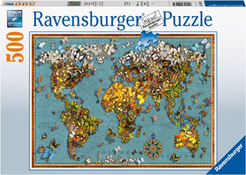 Ravensburger- World of Butterflies Puzzle 500pc RB 15 043 4