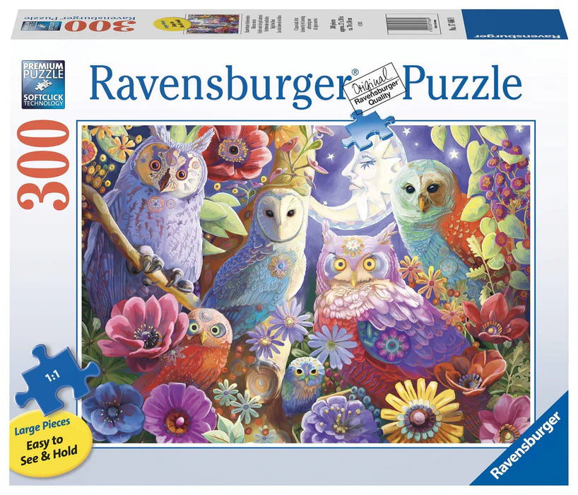Ravensburger - Night Owl Hoot Puzzle 300 Pieces