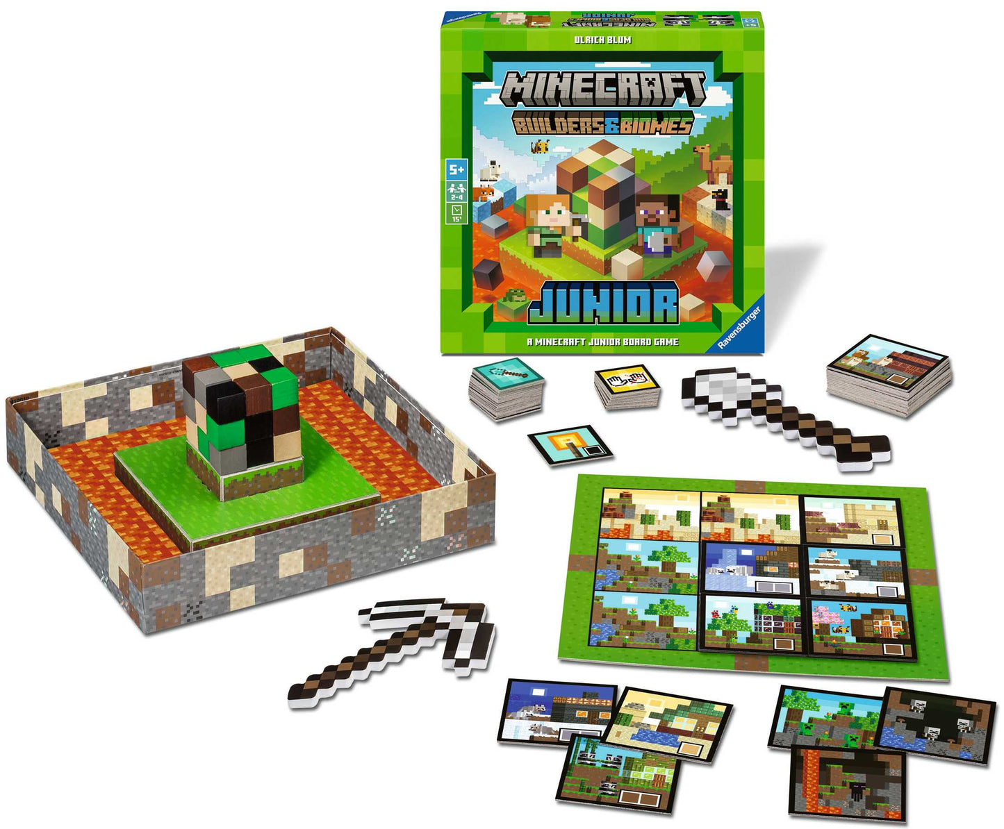 Ravensburger - Minecraft Builders & Biomes Junior