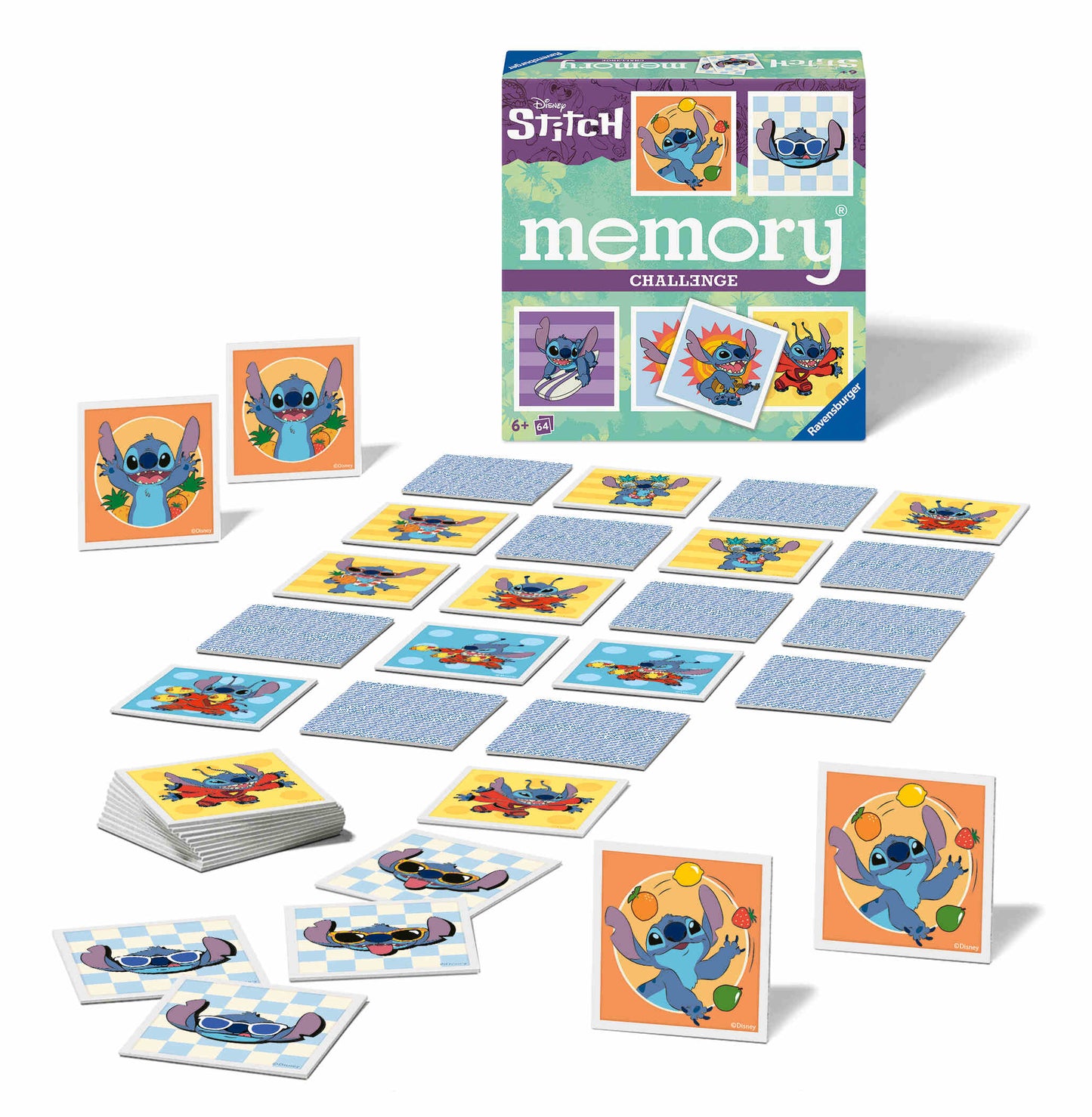 Ravensburger - Disney Stitch Challenge Memory Game