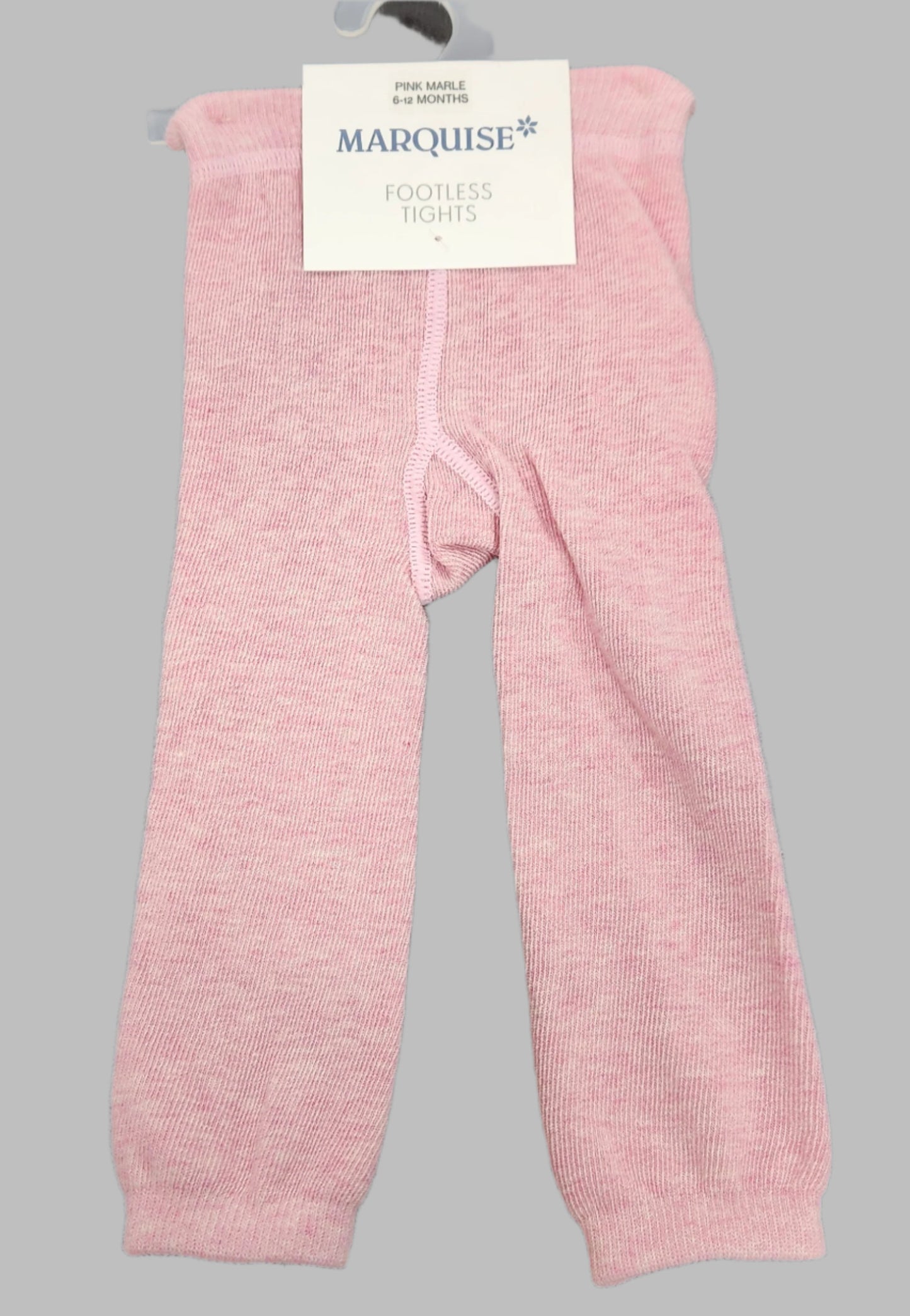 Marquise - Knitted Footless Tights Pink Marle size 6-12m