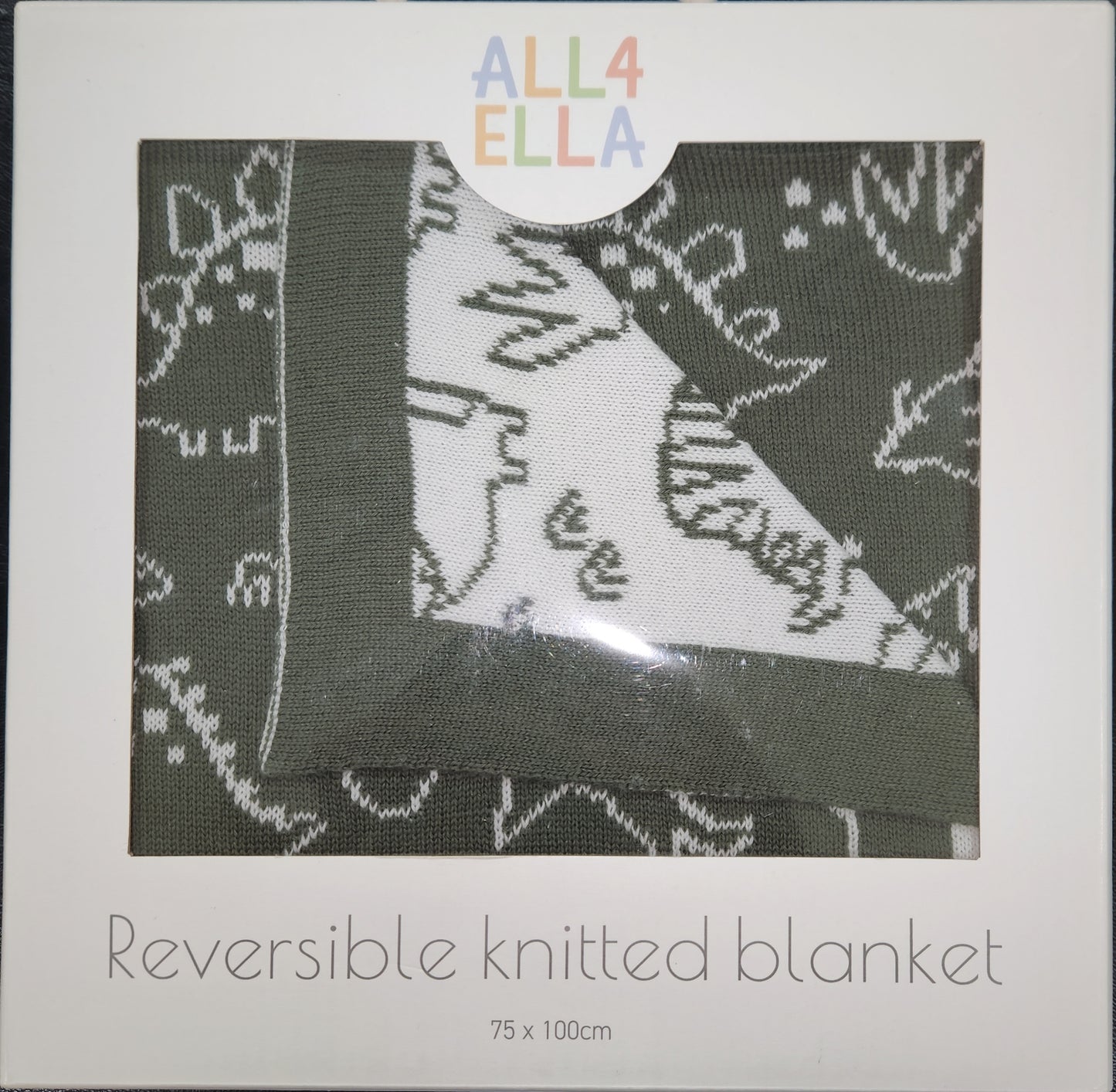 All4Ella - Reversable Knitted Blanket