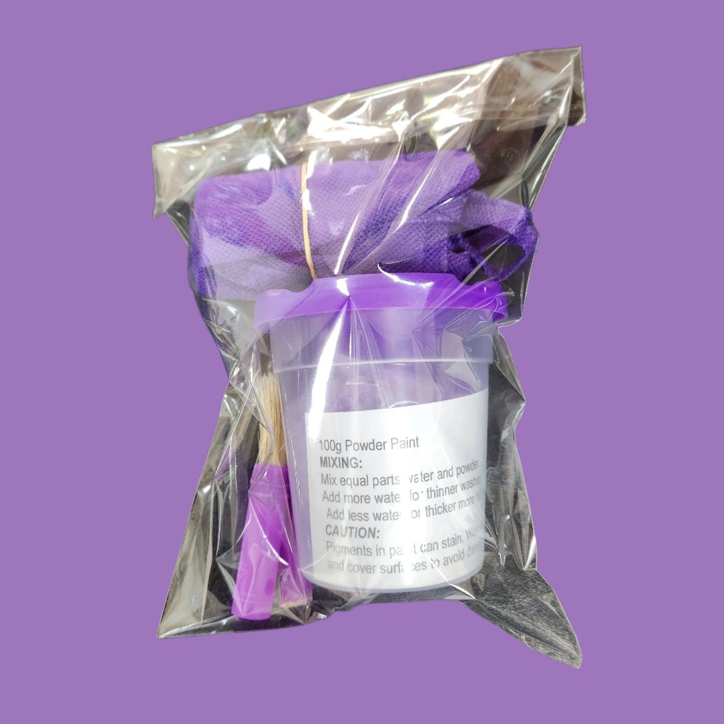 Powder Paint Set with Apron