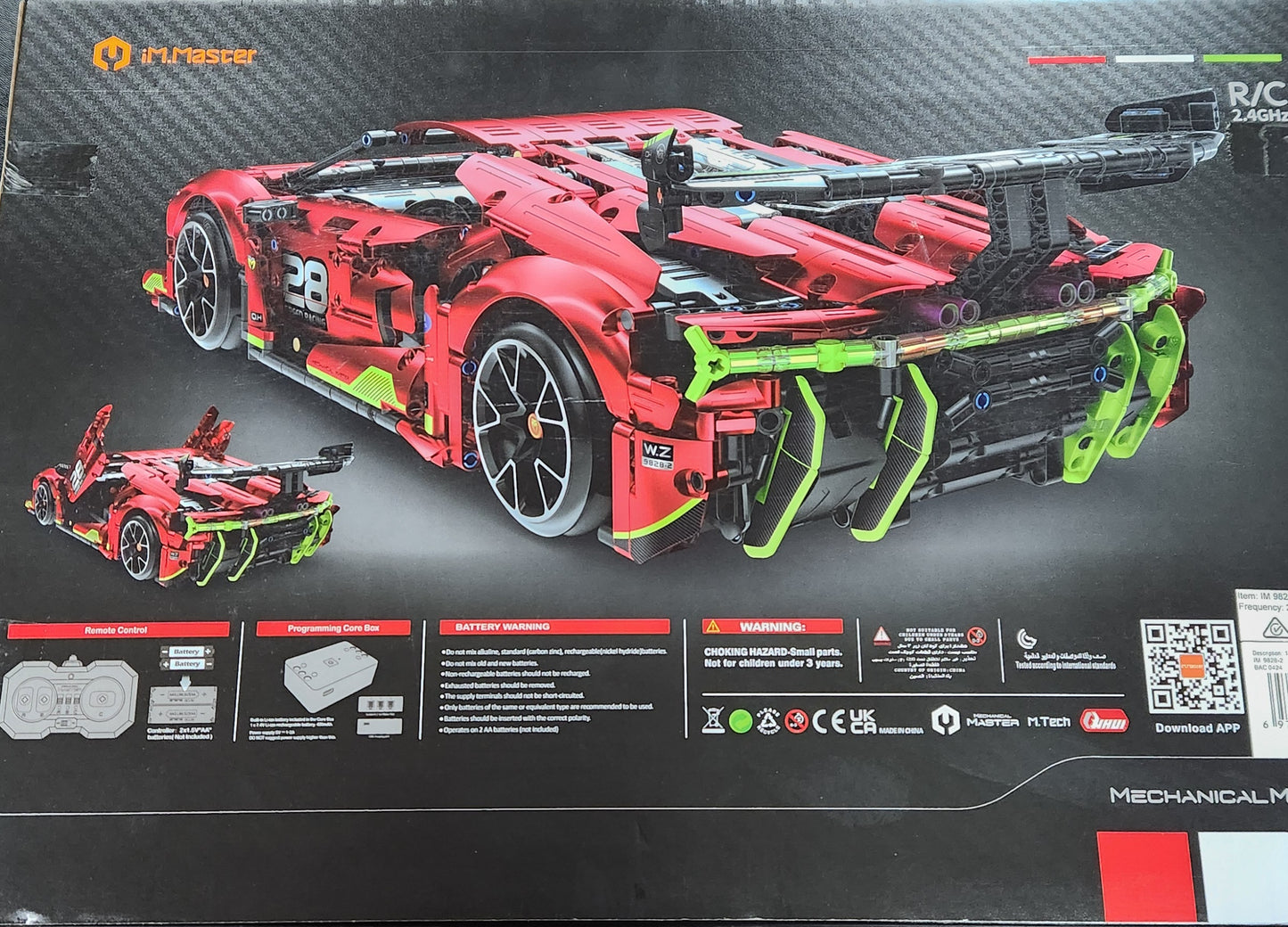 iM.Master 1:10 R/C 2.4GHz High Speed stunt Drift Supercar no.9828-2