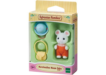 Sylvanian Families - Marshmallow Mouse Baby
