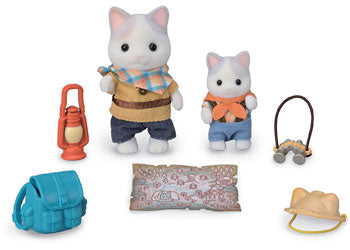 Sylvanian Families - Exciting Exploration Set Latte Cat Brother & Baby