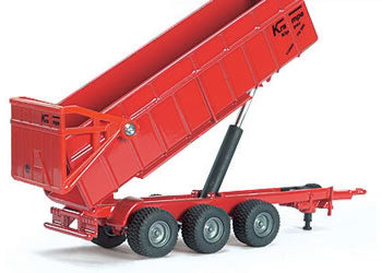 Siku - Massey Ferguson Tractor with Trailer - 1:87 Scale