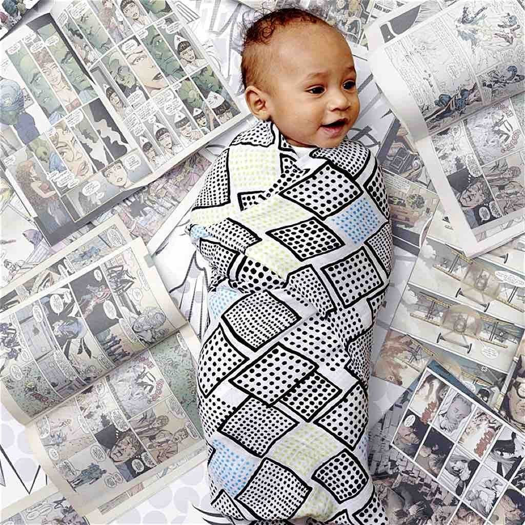Aden and Anais - Classic Swaddle - Whizz Kid 4pk