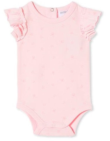 Milky - Rosebud Rib Bubbysuit