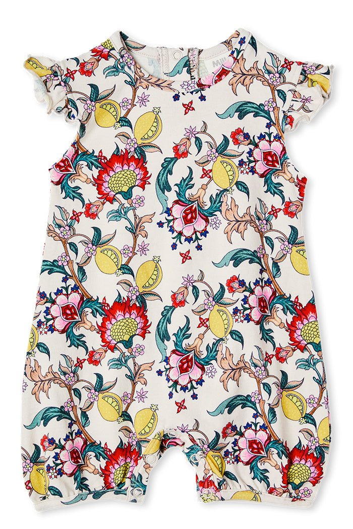 Milky - Citrus Floral Romper