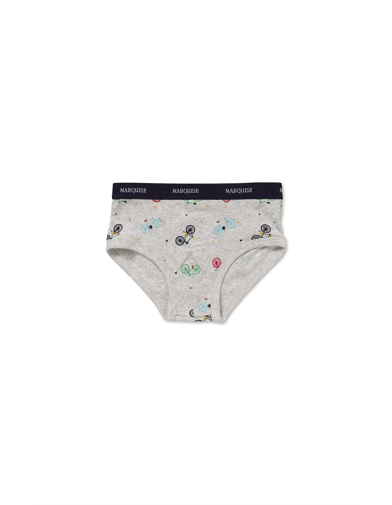 Marquise - Boys 2pk Green/Print Underwear Bicycles