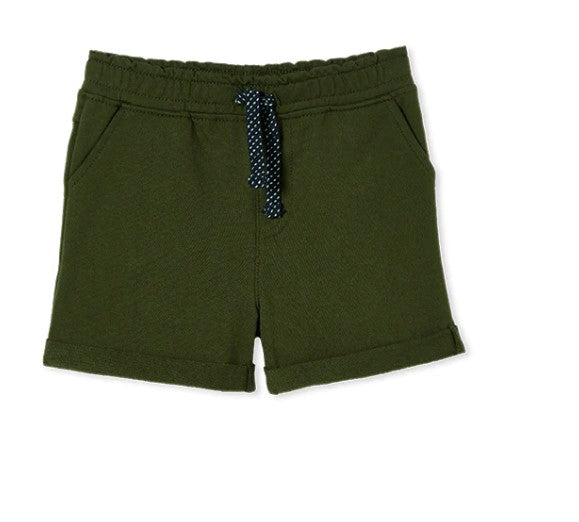 Milky - Hunter Green Fleece Short