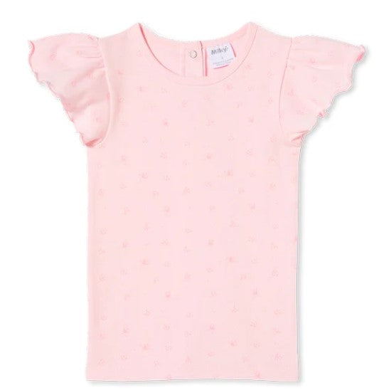 Milky - Rosebud Rib Tee