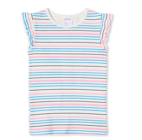 Milky - Stripe Rib Tee