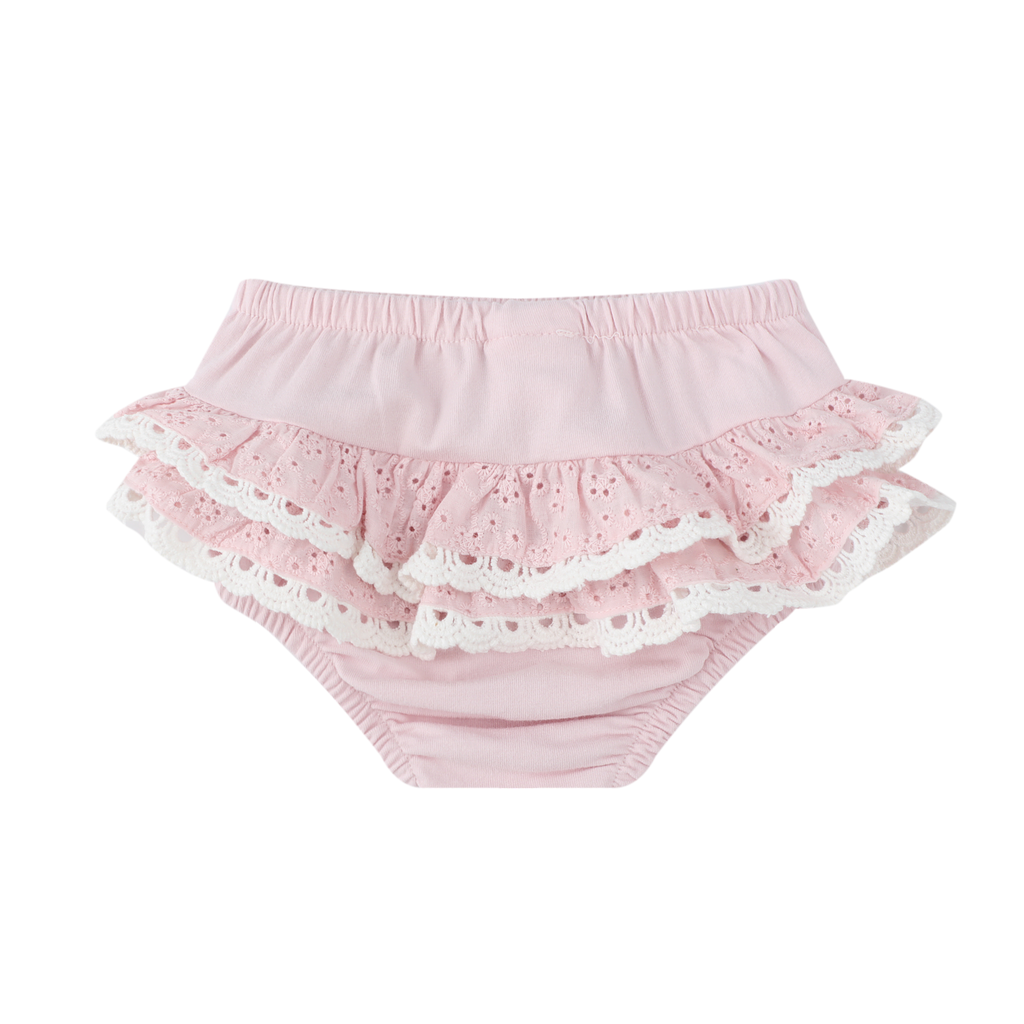 Cracked Soda - Lacey Frilly Bottoms Pink