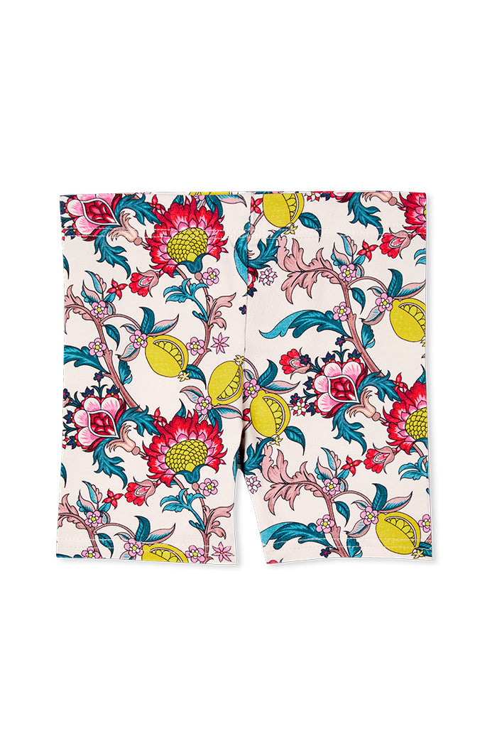 Milky - Citrus Floral Bike Short