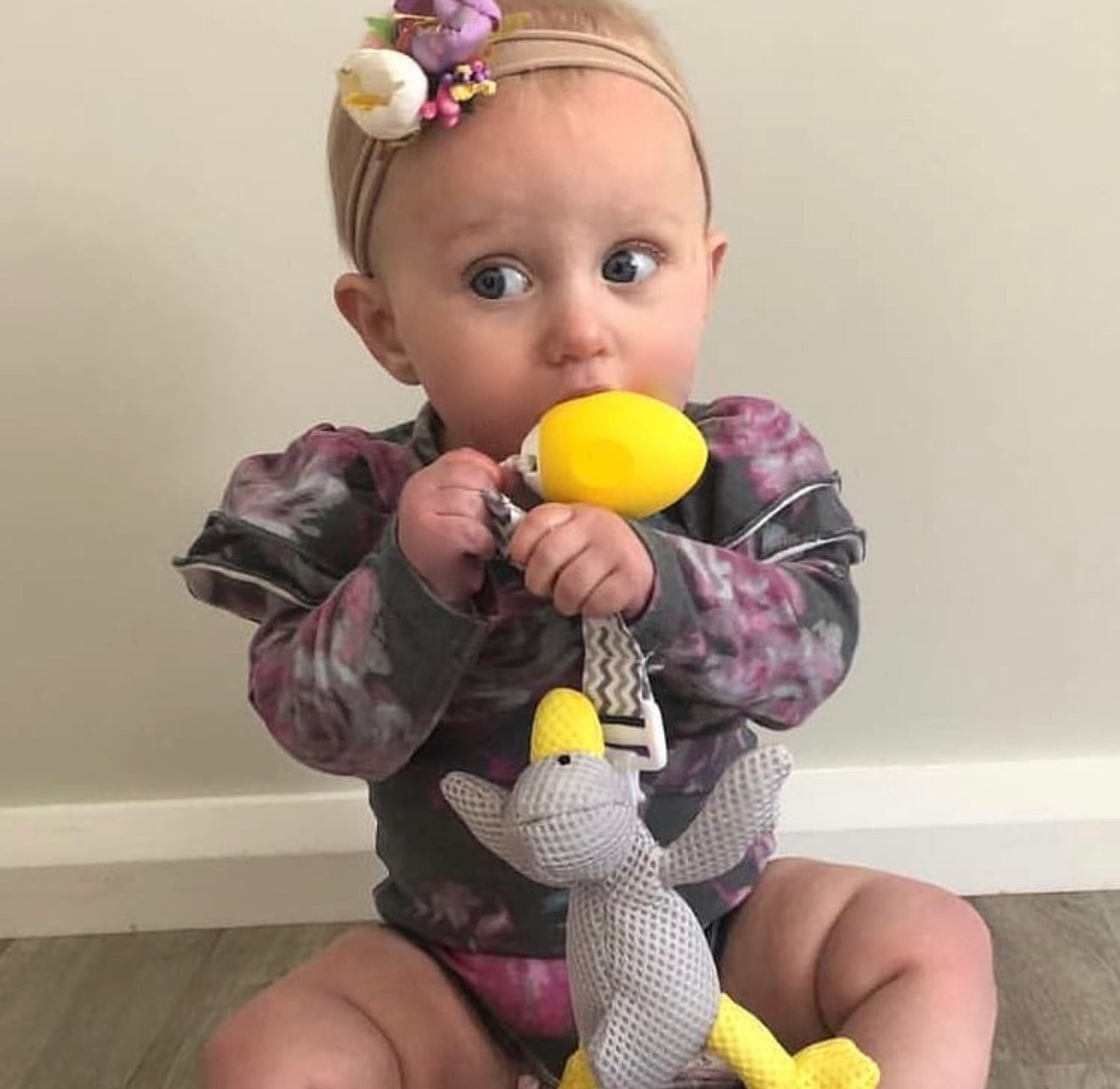 The Teething Egg with clip