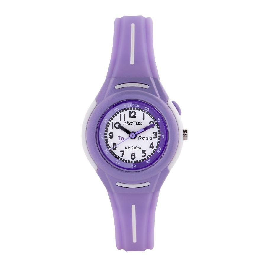 Cactus Watch - Petite - Time Teacher - Purple