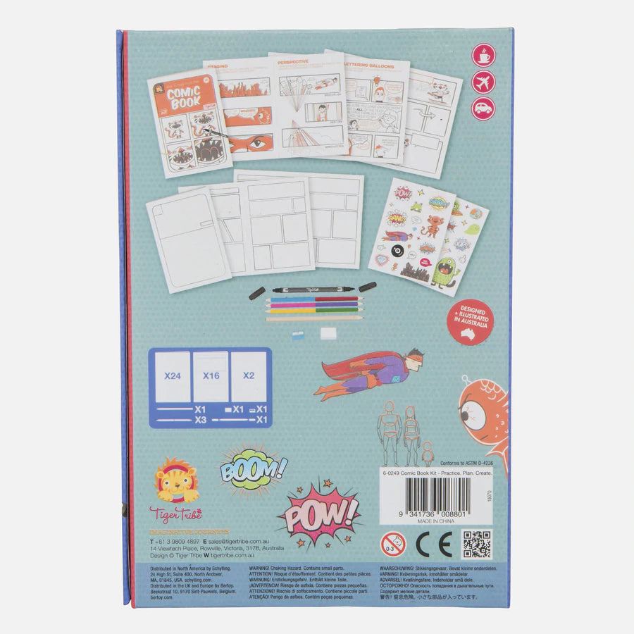Tiger Tribe - Comic Book Kit - Practice. Plan. Create