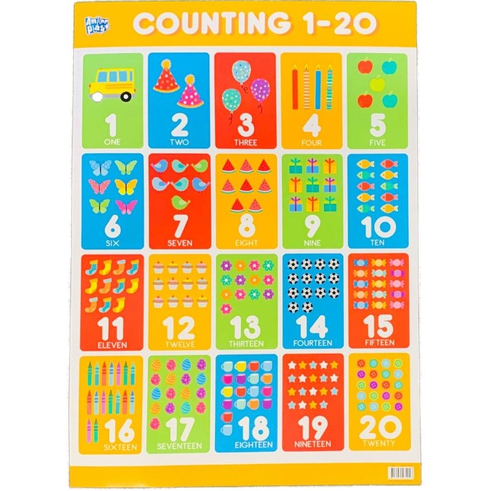 Anker Play - Educational Charts - Counting 1-20