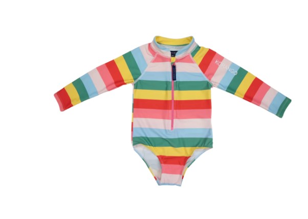 Korango - Rainbow Stripe Swimsuit