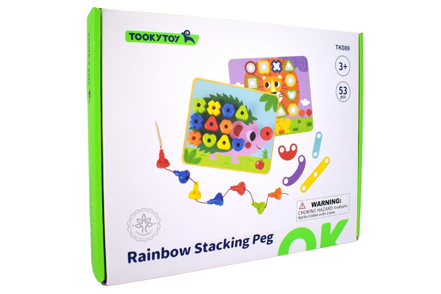 TookyToy - Rainbow Stacking Peg